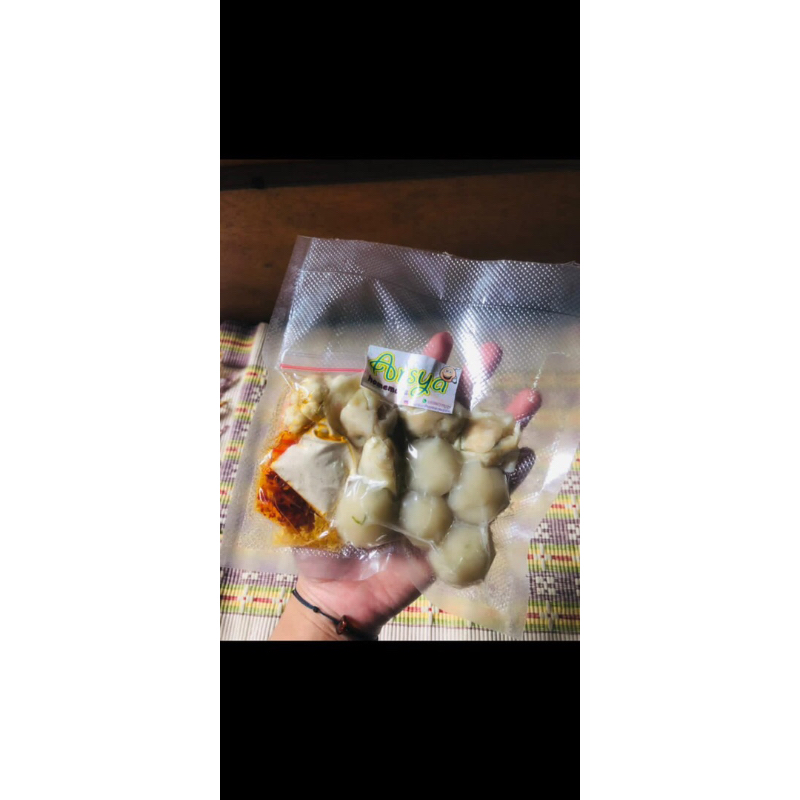 

pangsit kuah chilli oil