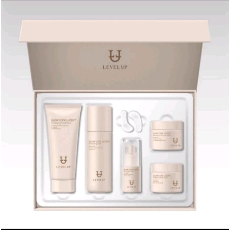 PAKET BOX LEVEL UP BEAUTY Shellasaukia Glow Skin Code Lucent Revitalizing Set