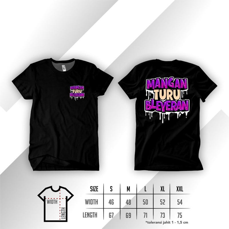 Kaos Mangan Turu Bleyeran Free Stiker