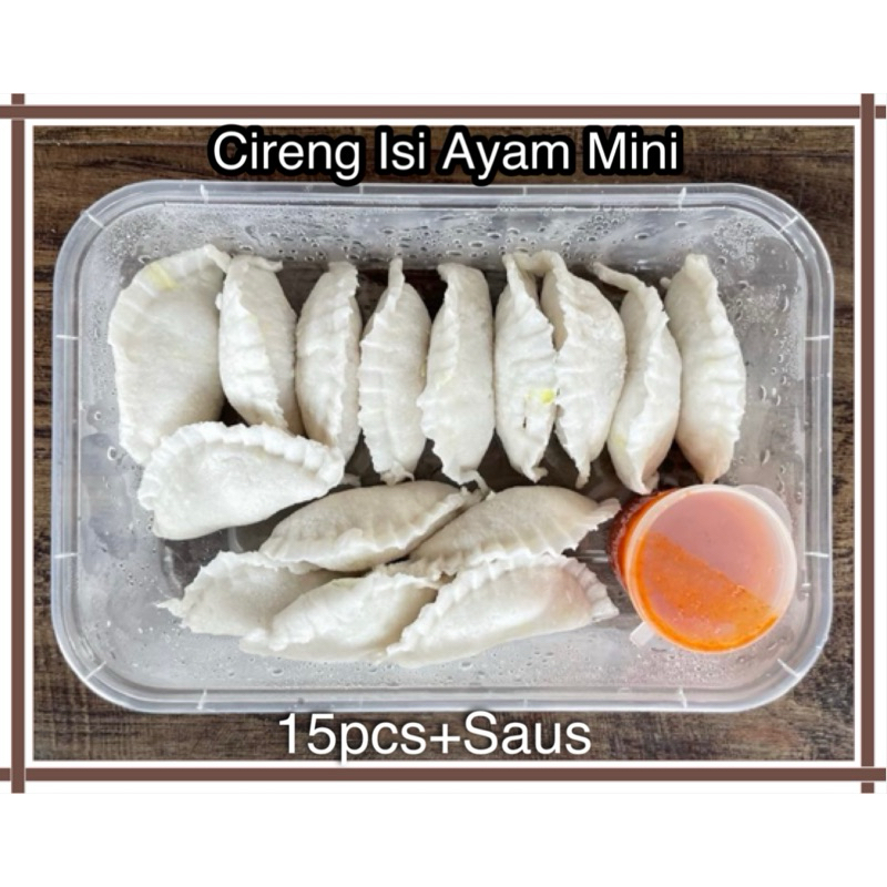 

Cireng Isi Ayam Mini ( 15 pcs ) + Saus - Cireng Unyil