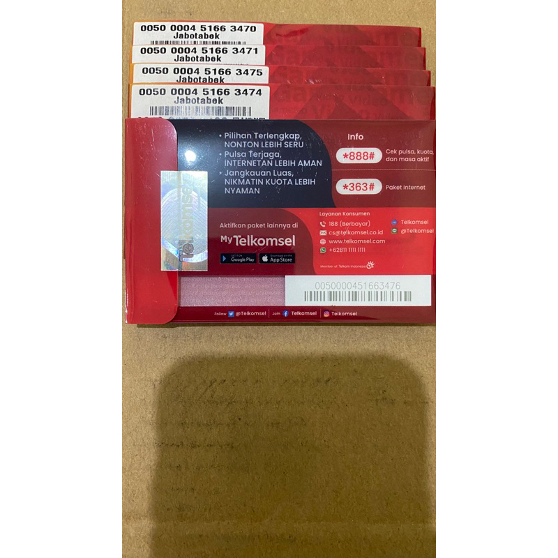 Kartu Perdana Orbit Telkomsel 150gb