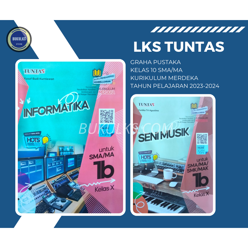 Buku LKS Tuntas SMA SMK Kelas 10 Genap Kurikulum Merdeka 2023-2024 Original