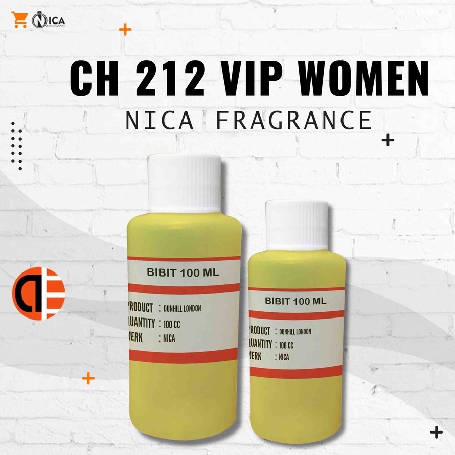 Bibit parfum CH 212 VIP  WOMEN - VIP CARE Nica Fragrance 100 ML