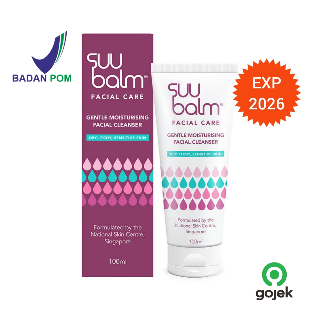 Suu Balm Facial Care Gentle Moisturising Cleanser Wash Itchy Sensitive