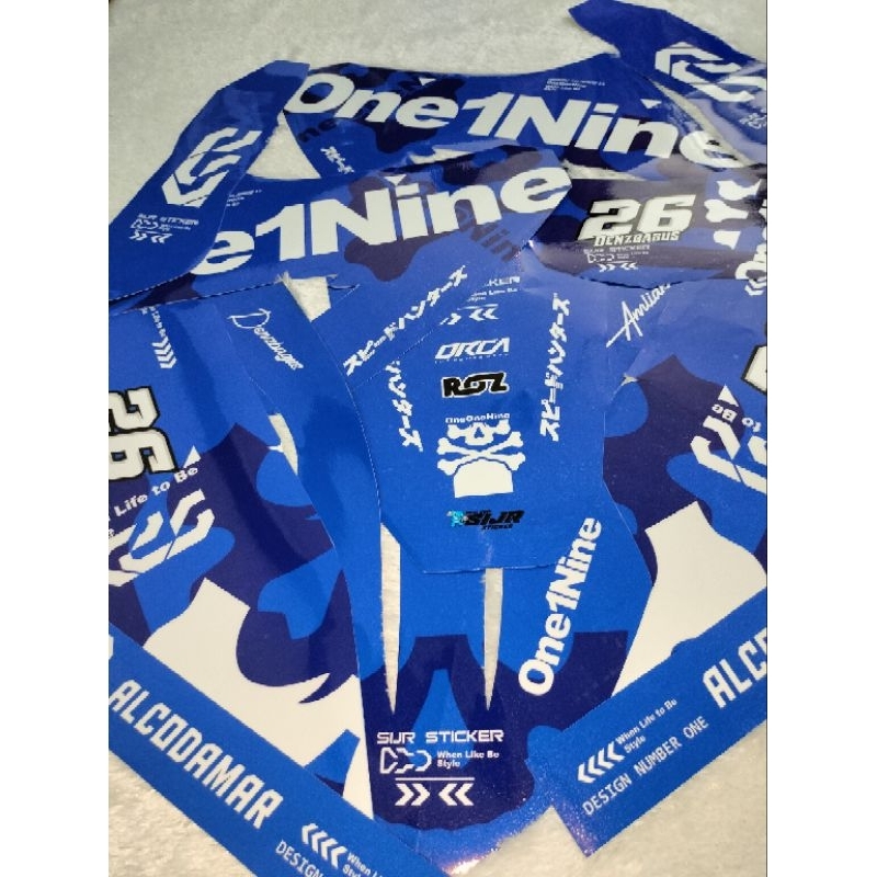 decal wr155 stiker WR155 Decal tebal wr 155