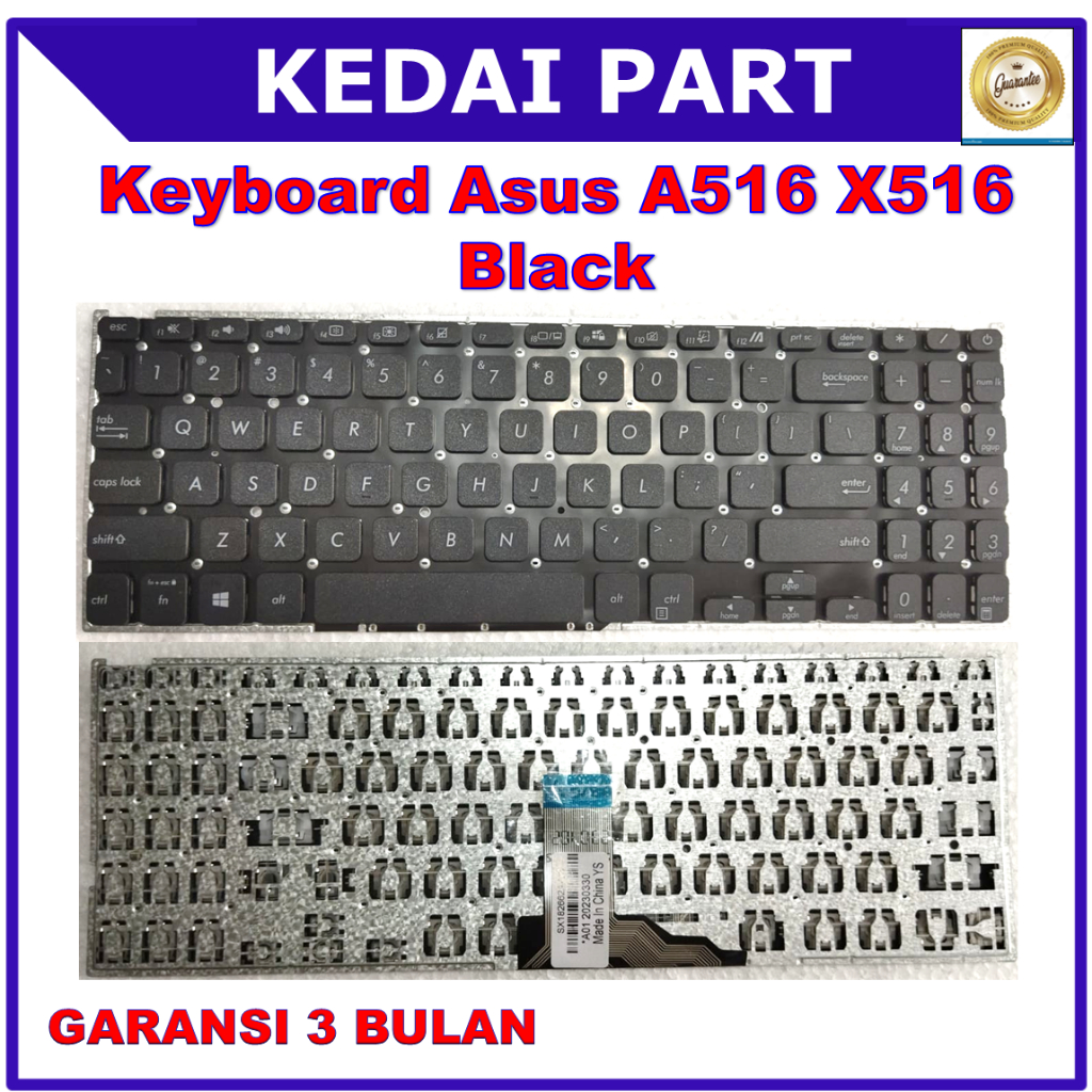 Keyboard Asus X509 A516 X516 A516J A516JA A516JAQ Silver Backlight