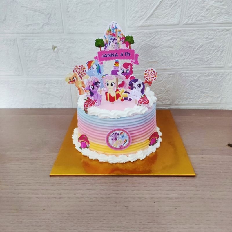 

Tart Kuda Pony 12cm khusus Yogyakarta