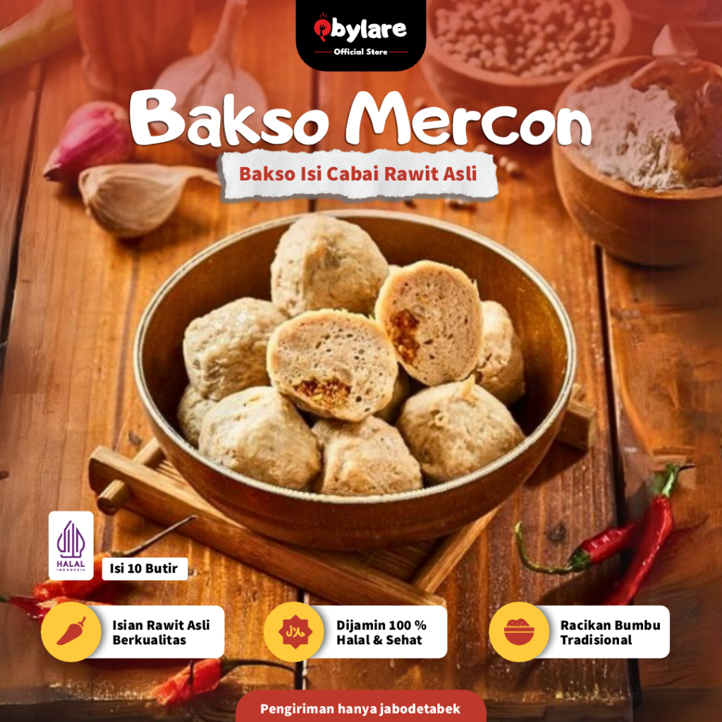

bakso mercon rawit pedas bakso pentol rawit. bakso halal viral