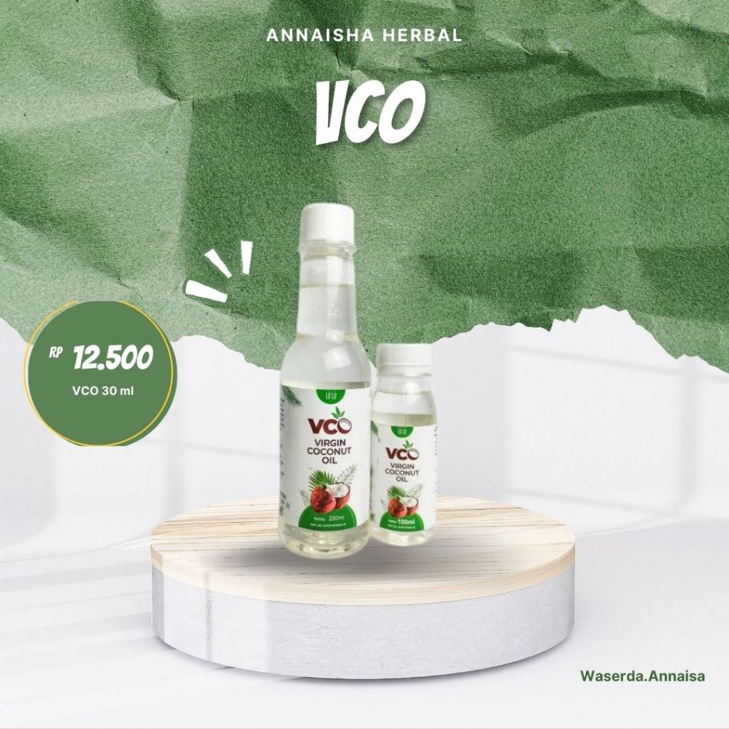 Minyak - Minyak Kelapa - VCO 30ml - VCO 60ml - VCO 100ml - VCO 250ml