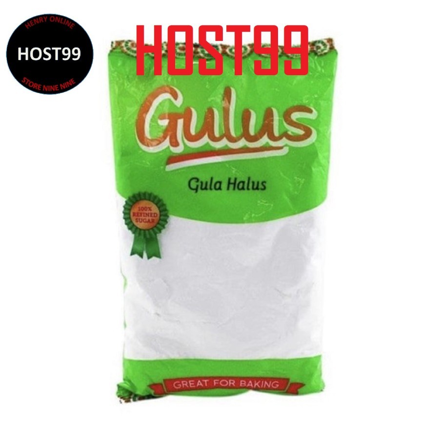 

GULUS GULA HALUS GULA TEPUNG POWDER REFINED SUGAR 500GRAM