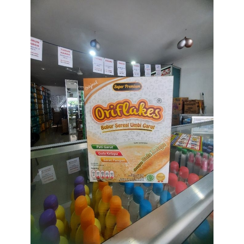

Oriflakes Original Sereal Umbi Garut Asam Lambung 350grm (exp 07-03-2025)