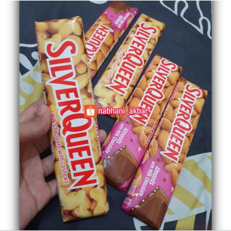 

SilverQueen Cashew | SilverQueen Almond 58g (besar)