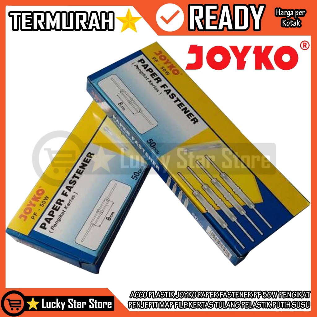 

Acco Paper Fastener Pf 50w Plastik Joyko Ikat Pengikat Penjepit Map File Kertas Tulang Ako Pelastik Putih Susu Festener Snel Hekter 50 W Plastic Klip Kelip Klep Jepitan Dokumen Arsip Aksesoris Folder Organizer Isi 50 Pcs