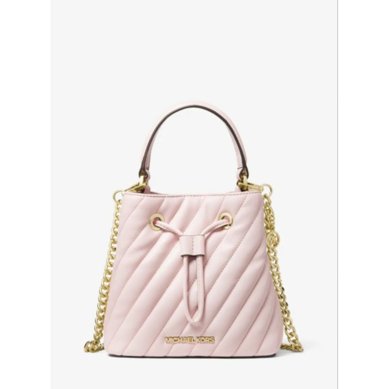 Michael Kors Suri Golden Chain Bucket - Small/Powder Preloved