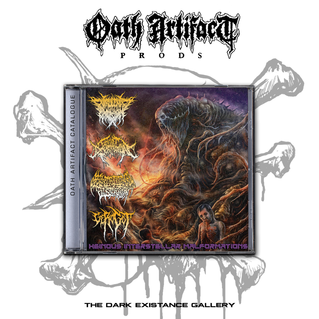 CD Split Album Heinous Interstellar Malformations - Virulent Excision | Facelift Deformation | Gravi