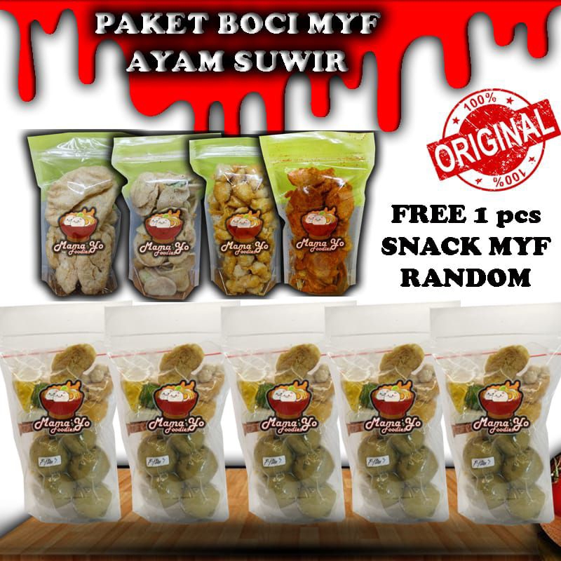 

PAKET AYAM SUWIR FREE 1 TOPPING/ MINI BASO ACI