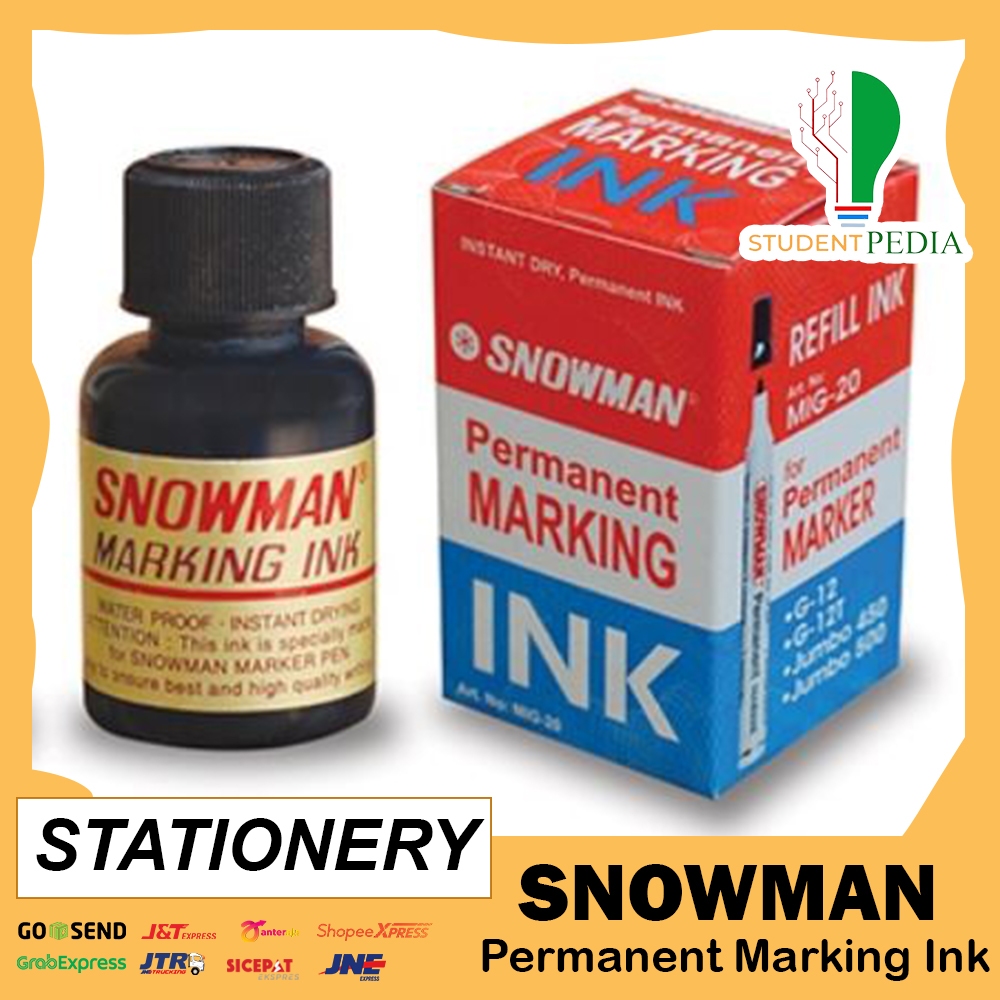 

Refill Tinta Permanen MIG-20 / Permanent Marking Ink MIG-20 SNOWMAN