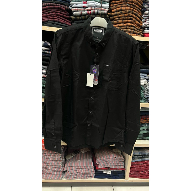 Kemeja Pria Cardinal Jeans Original , Kemeja Hitam Cardinal jeans