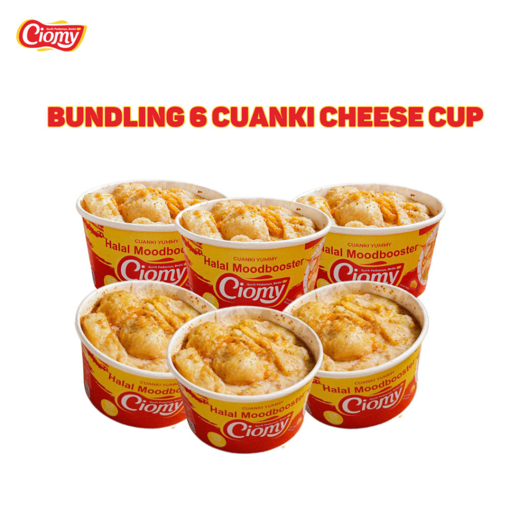 

- Paket Bundling 6 Cuanki Ayam Pedas Kuah Keju Baru