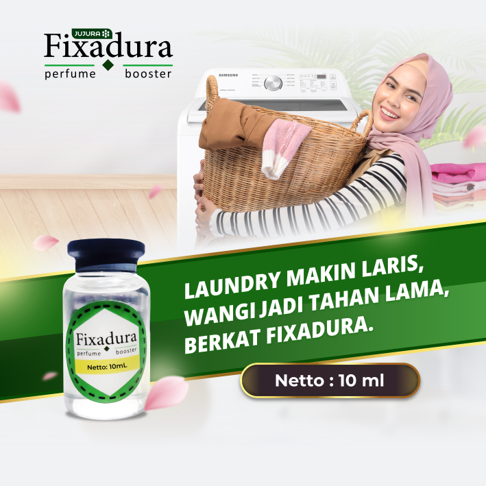 Fixadura Fixative Penguat Parfum Laundry atau Refill  - 10ml  by Jujura