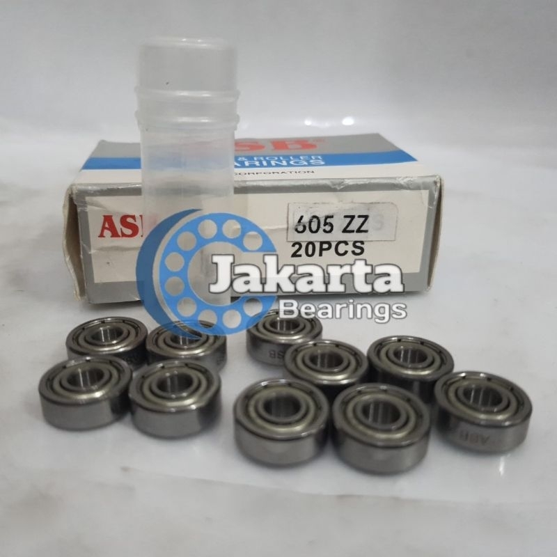 605ZZ Bearing / Laker / Laher Miniature 605 ZZ / 605 2Z ASB