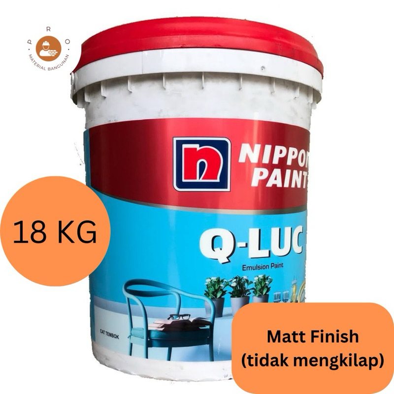 Cat Tembok QLUC Q-LUC Q LUC Nippon Paint 18kg 18 kilo