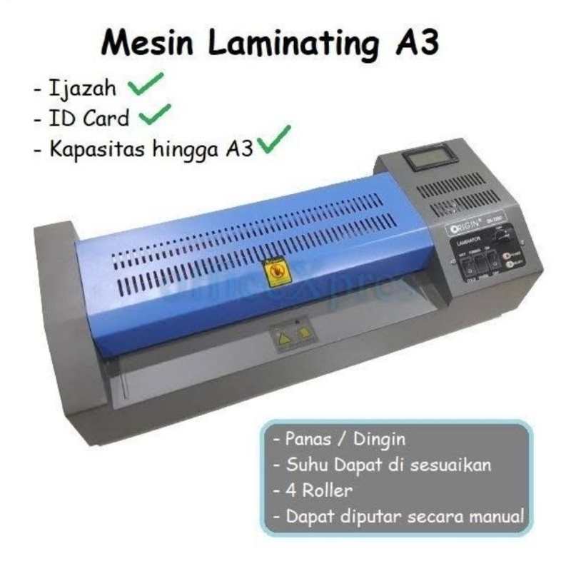 

Laminating Origin OR 330s A3