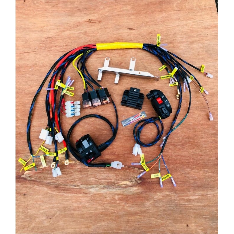 Kabel body bodi set full soket dan Selongsong PNP CB gL Mp tiger tatanan rapi garansi / Kabel Body C