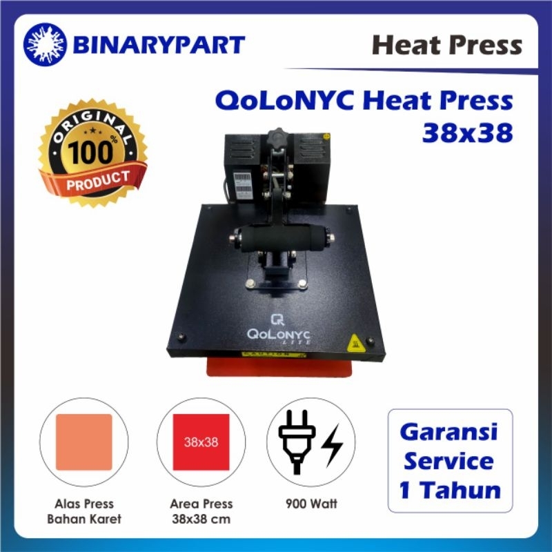 HEAT PRESS 38x38 — Mesin Press Kaos 38x38