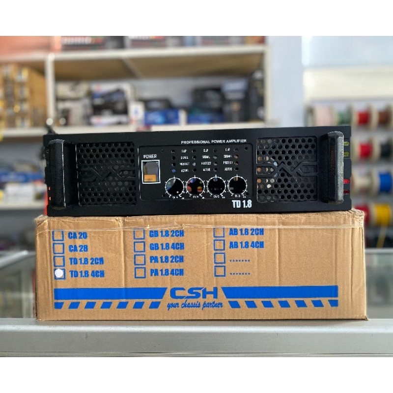 box power 3u type TD 1.8 4ch