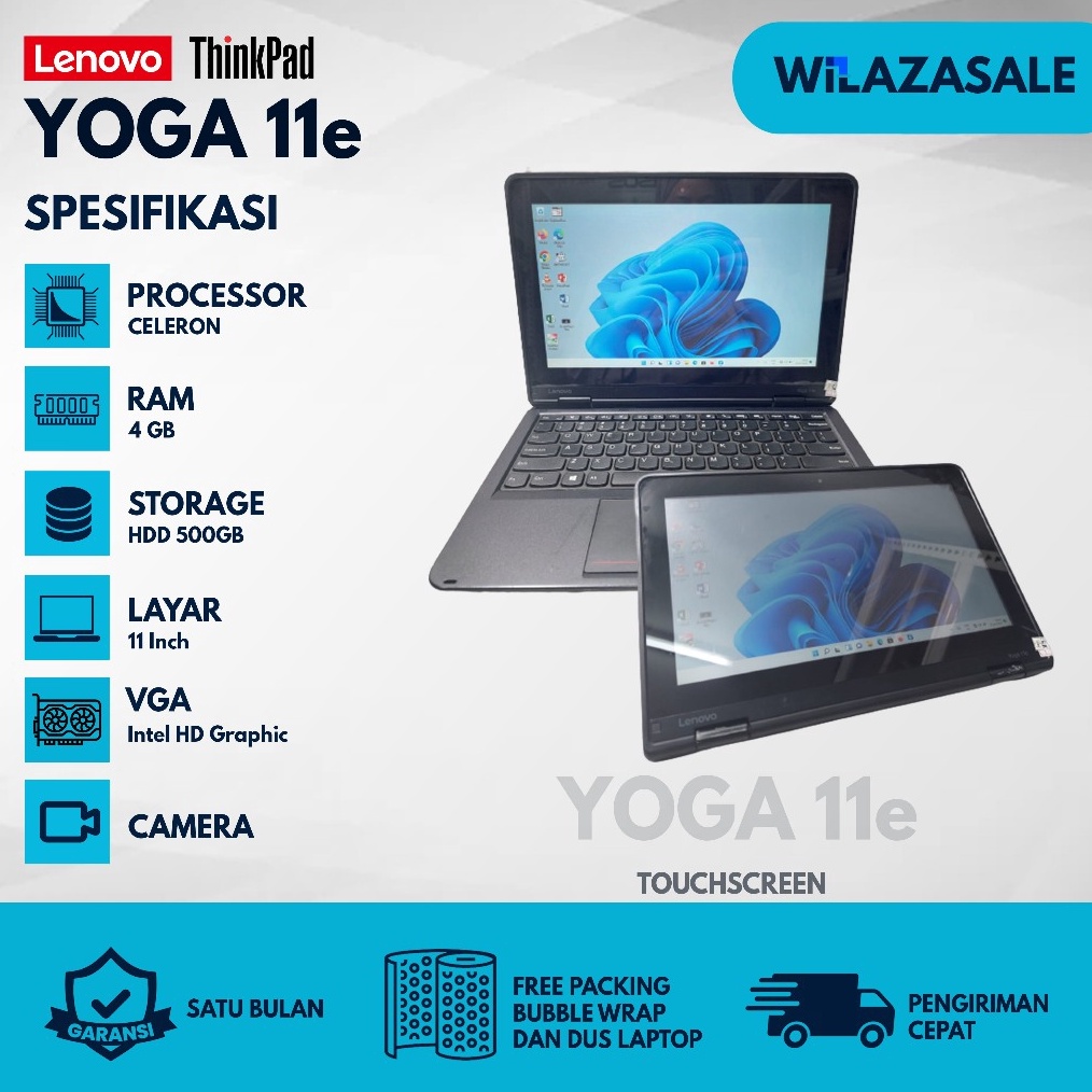 ART C36B Laptop Bekas Lenovo YOGA 11e Touchscreen