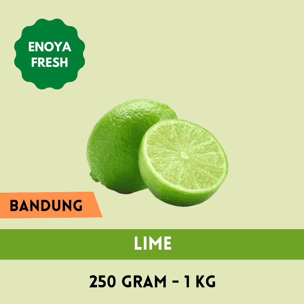 

Lime / Jeruk Nipis 250 gram - 1 kg Bandung