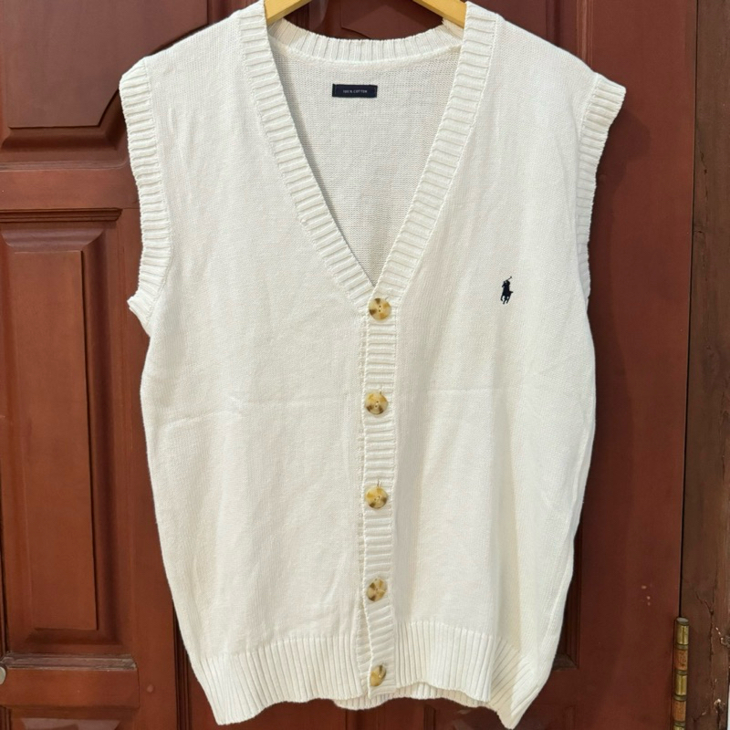 Polo Ralph Lauren Vest BW Button Preloved