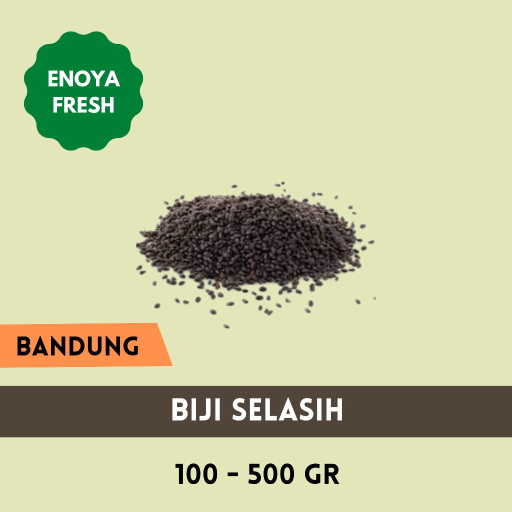 

Biji Selasih 1 ons - 5 ons Bandung