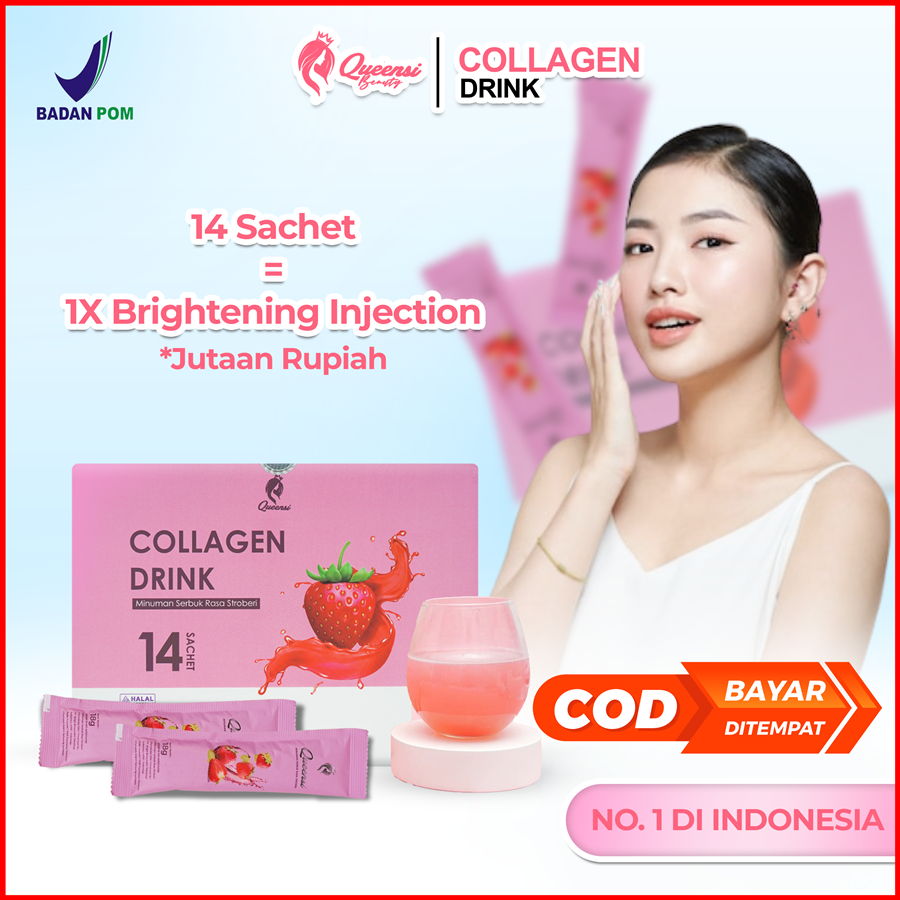 COLLAGEN DRINK QUEENSI  | KECANTIKAN  | MINUMAN KOLAGEN KESEHATAN | SUPLEMEN KECANTIKAN