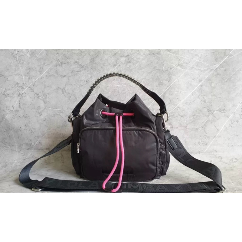 BYL Nylon Bucket Top Handle Tas Serut