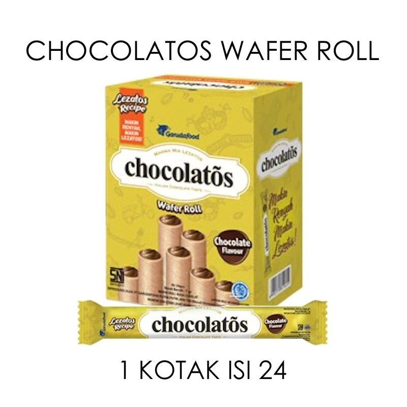 

CHOCOLATOS WAFER ROLL | CHOCOLATOS COKLAT