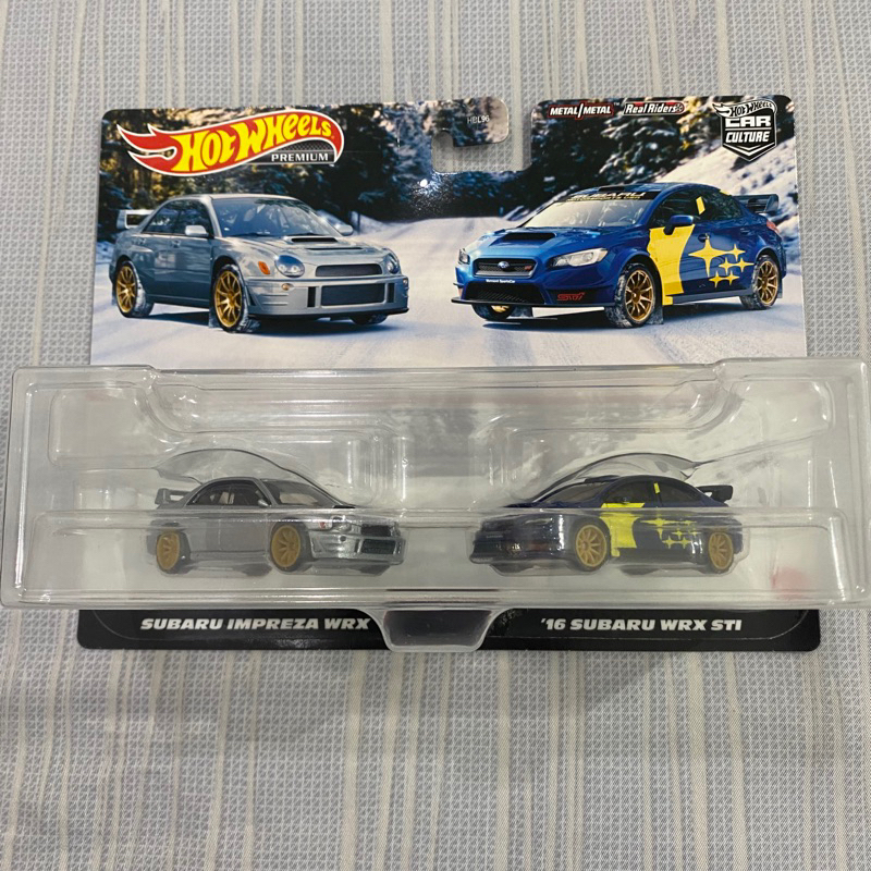 Hot Wheels Premium Subaru Impreza WRX & Subaru WRX STi