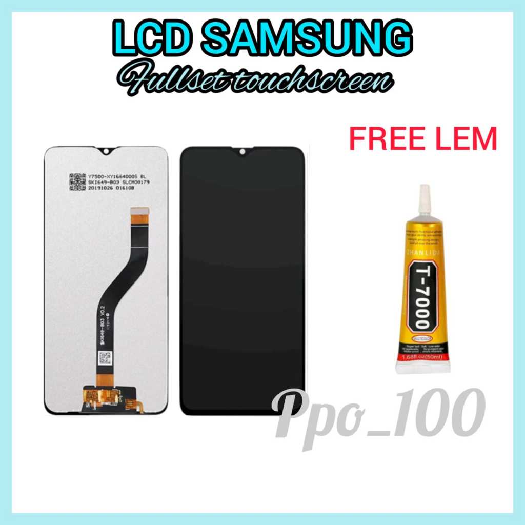 GRATIS LEM Lcd Samsung A20S A207 Original Fullset Touchscreen Digitizer asli layar hp copotan