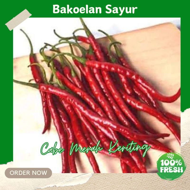

CABAI MERAH KERITING SEGAR PILIHAN TERBAIK PER PACK