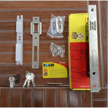 Piyugardening Lc 112 Wl-40 Lockcase Roller Stainless Solid Pelor Kunci Body Pintu 2
