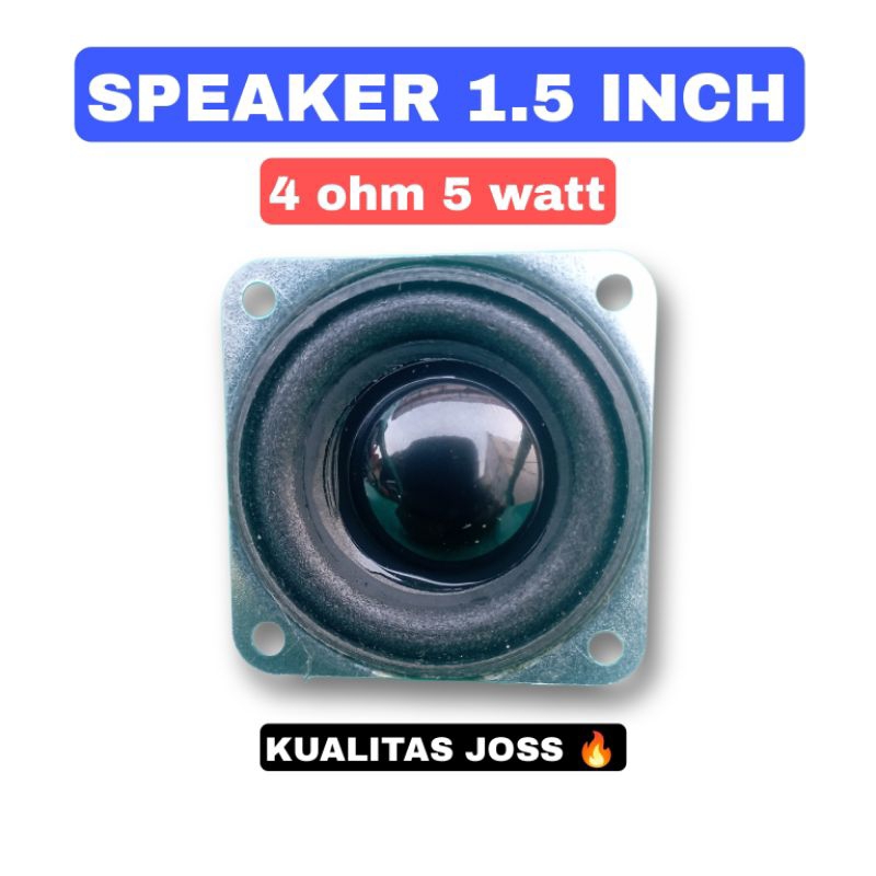 SPEAKER 1.5 INCH 4 Ohm 5 Watt BARU Speaker Mini 2" Speaker Bass Speaker Bagus