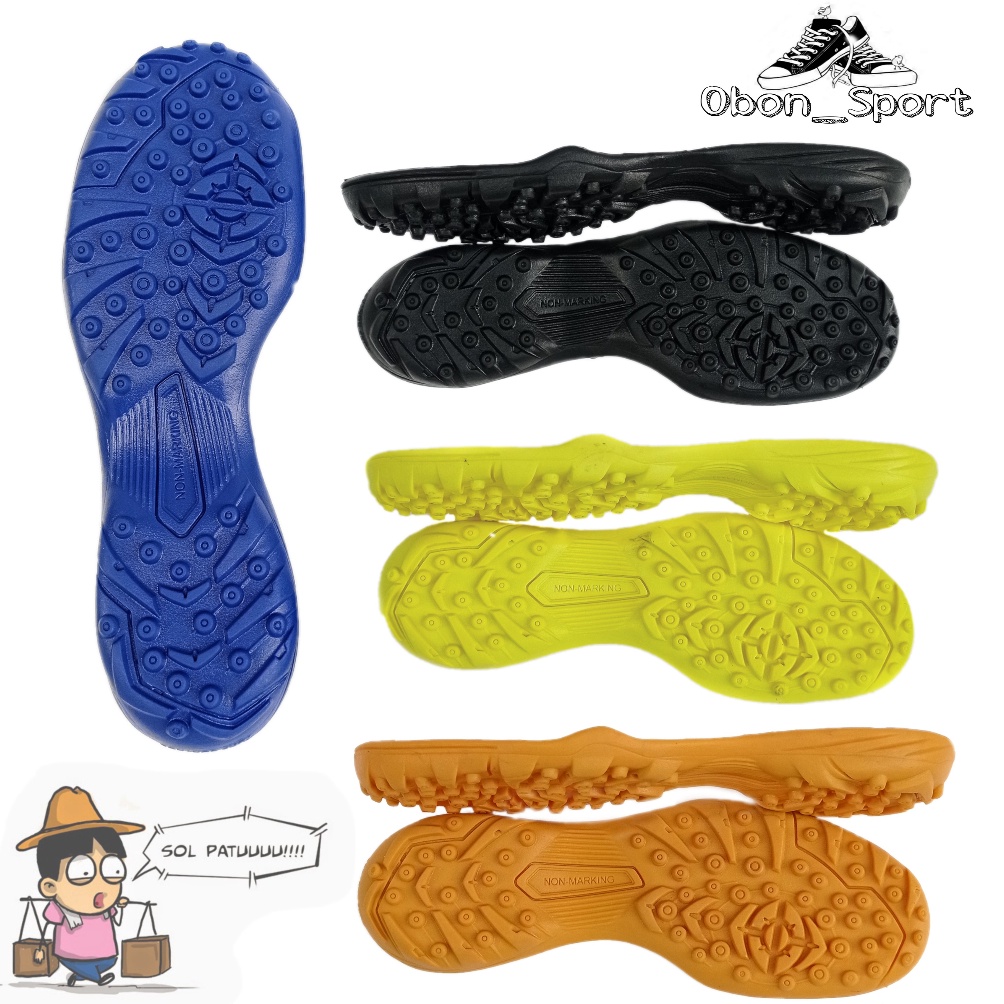 Outsolesol karet Sepatu futsal GerigiSol sepatu Futsal universal