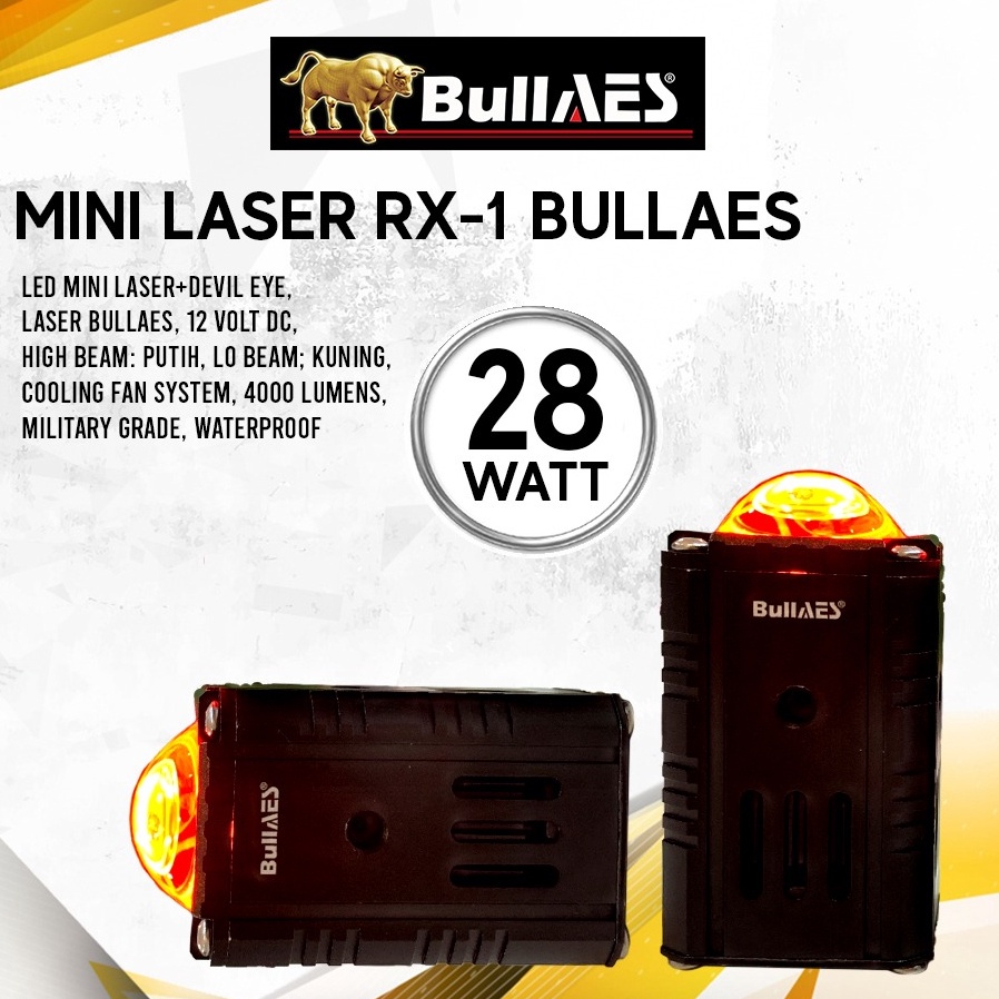 Ub Mini Laser Bullaes RX 1 28 Watt