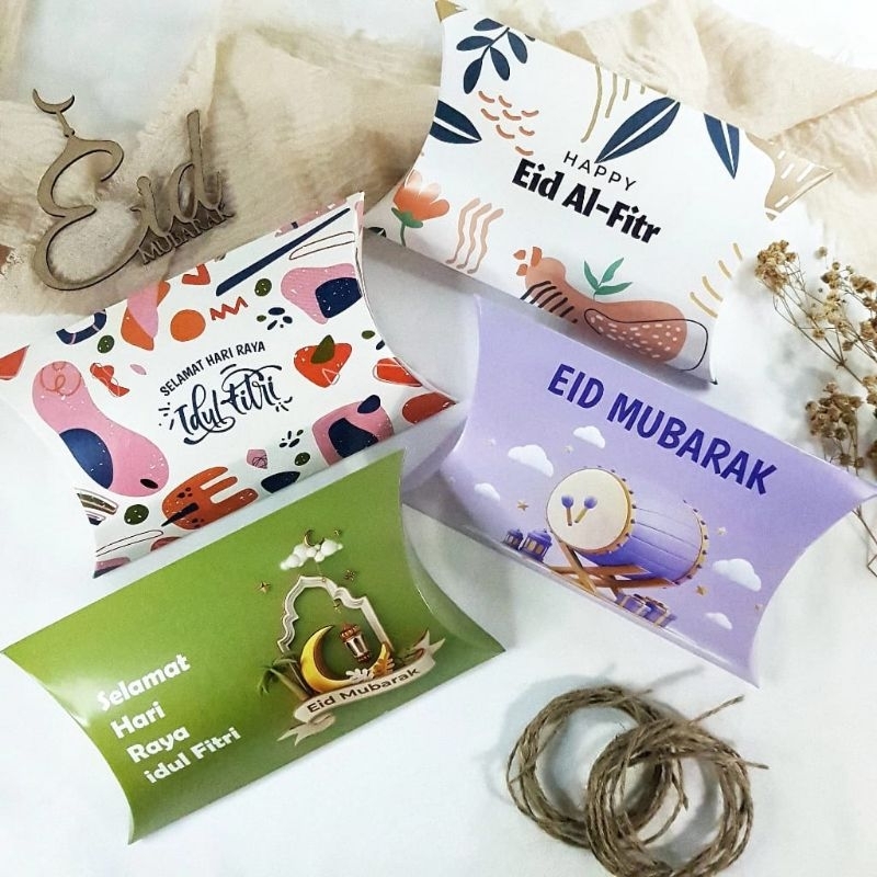 

PILLOW BOX IDUL FITRI / PILLOW BOX RAMADHAN / PILLOW BOX HAMPERS / PILLOW BOX