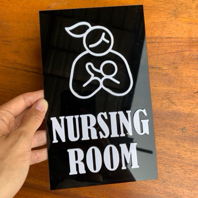 

sign akrilik nursing room