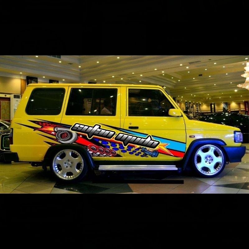 DECAL MOBIL THAILAND STICKER BODY SAMPING KIJANG I BUAT SEMUA MOBIL THAILAND style