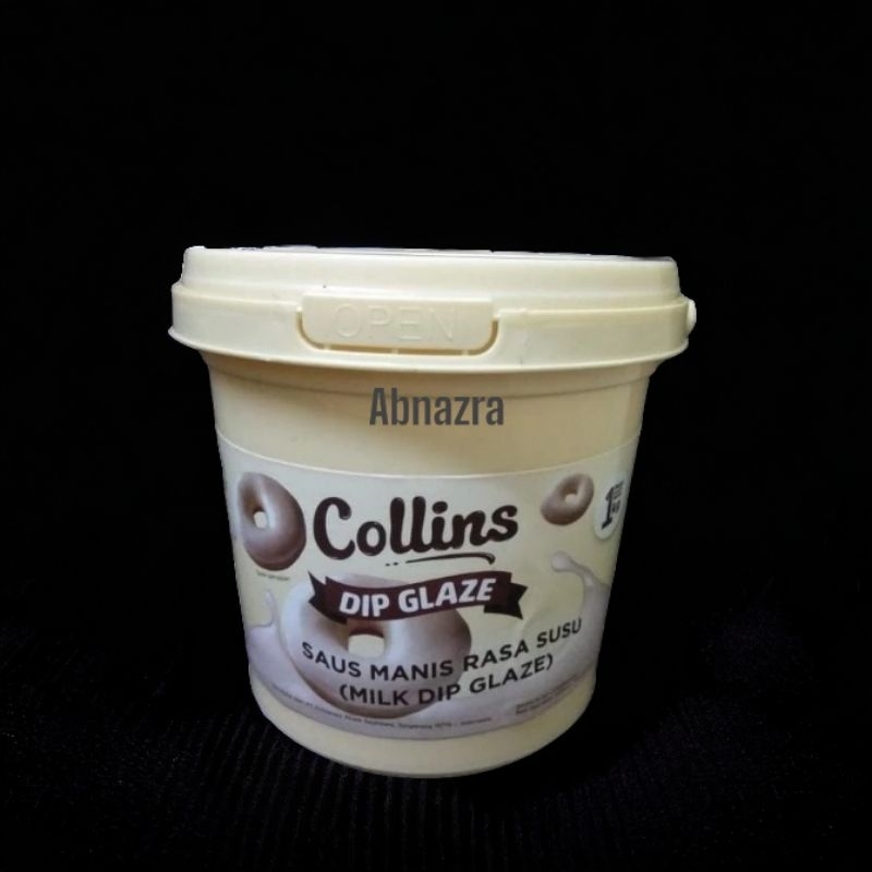 

Collins dip glaze rasa milk/ topping donat/topping kue