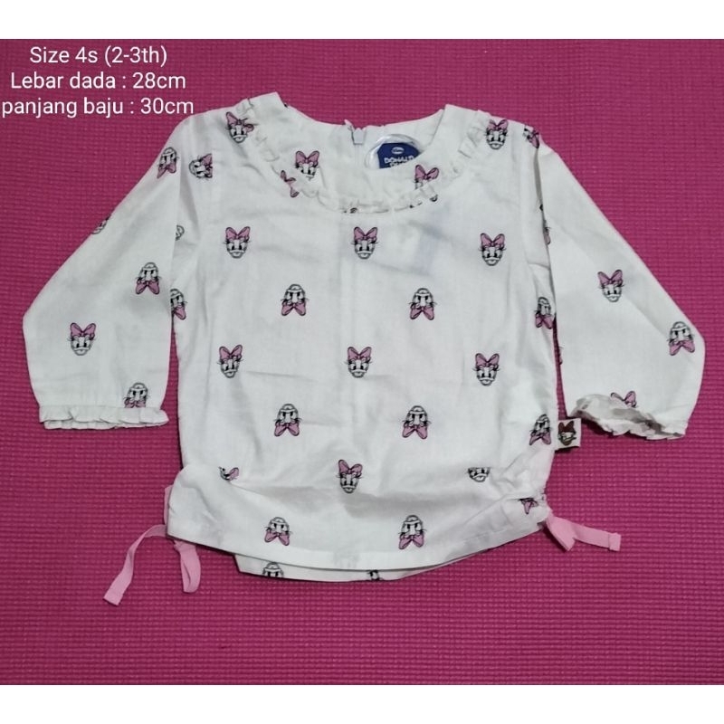 Kemeja/blouse Anak Perempuan Size 4s  Disney That Donald - Rodeo Junior