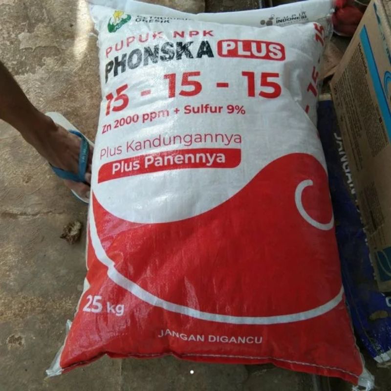 Pupuk NPK PHONSKA PLUS Kemasan 25 Kg